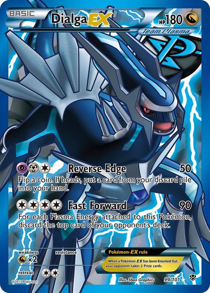 Dialga EX Team Plasma 99 Full Art Basic