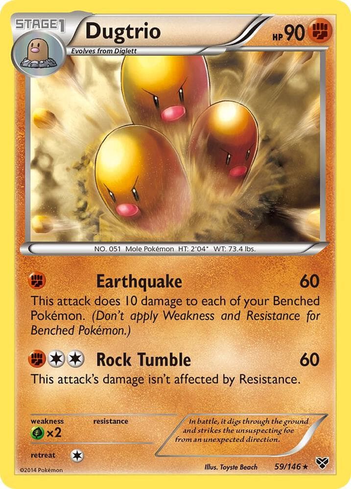 Dugtrio Stage 1