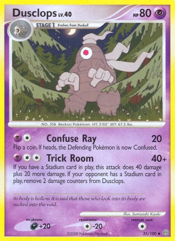 Dusclops 35 Stage 1