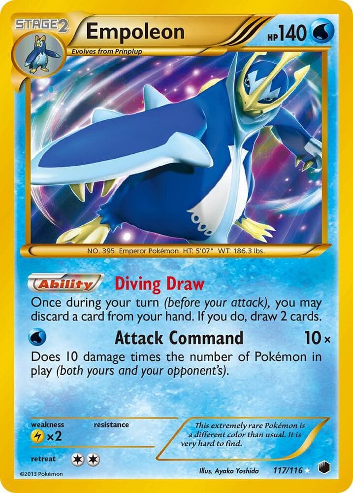 Empoleon 117 Secret Rare Stage 2