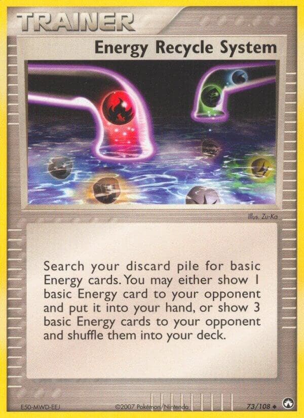 Energy Recycle System Item