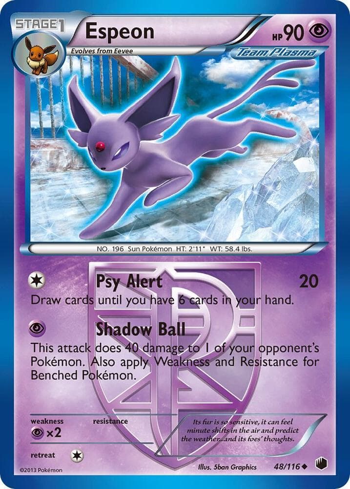 Espeon Team Plasma Stage 1