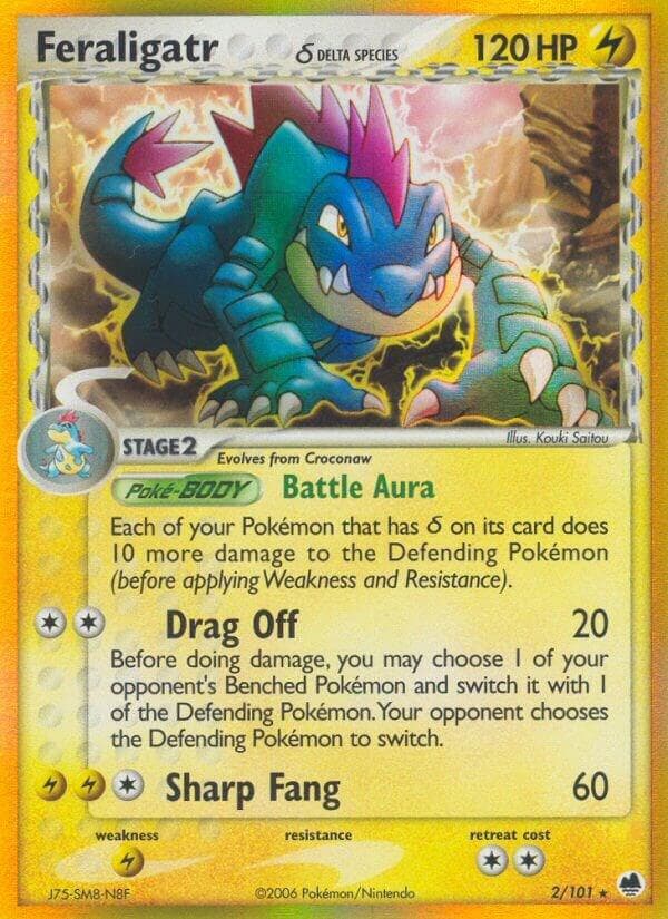Feraligatr Delta Species Stage 2