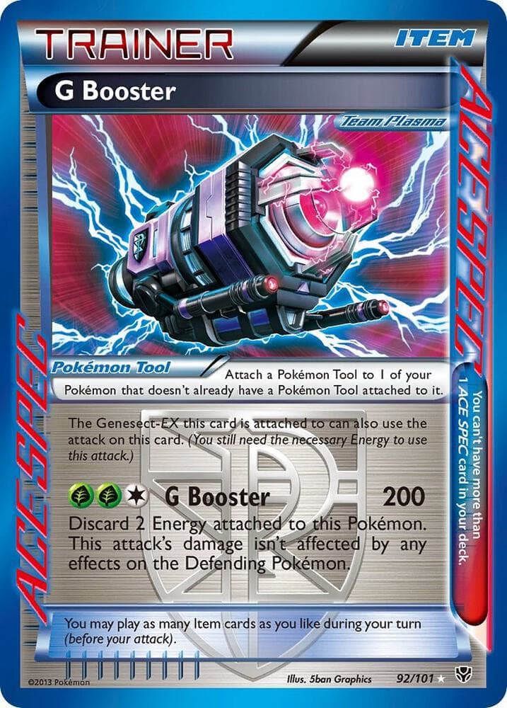 G Booster Team Plasma Pokémon Tool · ACE SPEC · Team Plasma