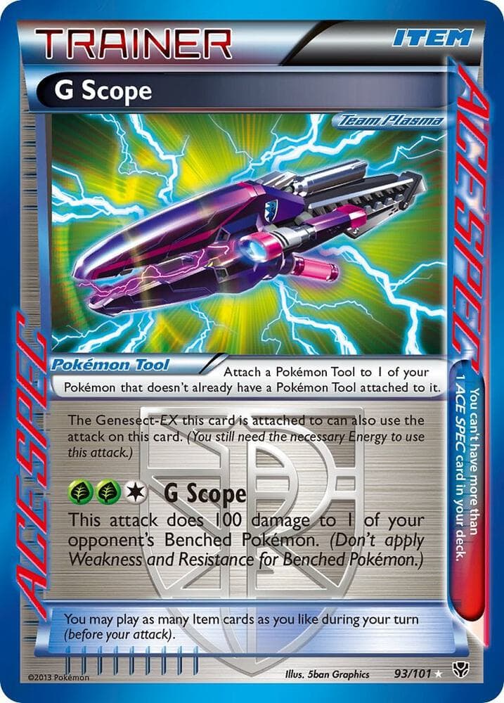 G Scope Team Plasma Pokémon Tool · ACE SPEC · Team Plasma