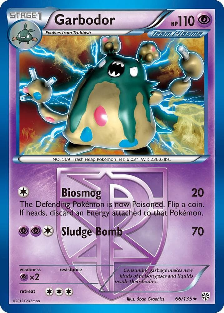 Garbodor Team Plasma 66 Stage 1