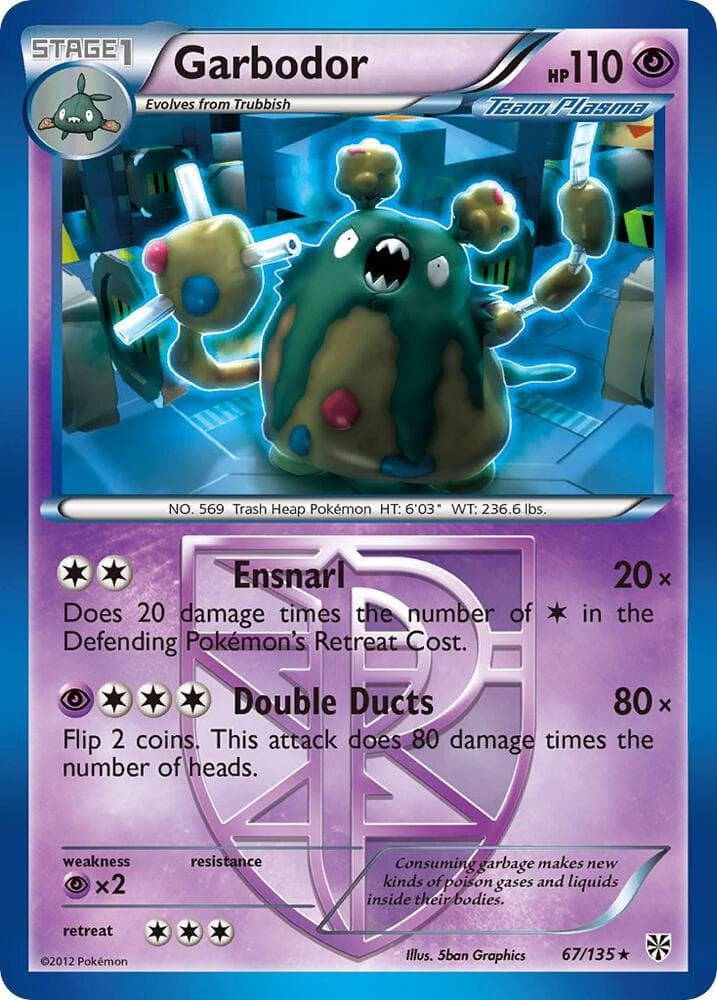 Garbodor Team Plasma 67 Stage 1