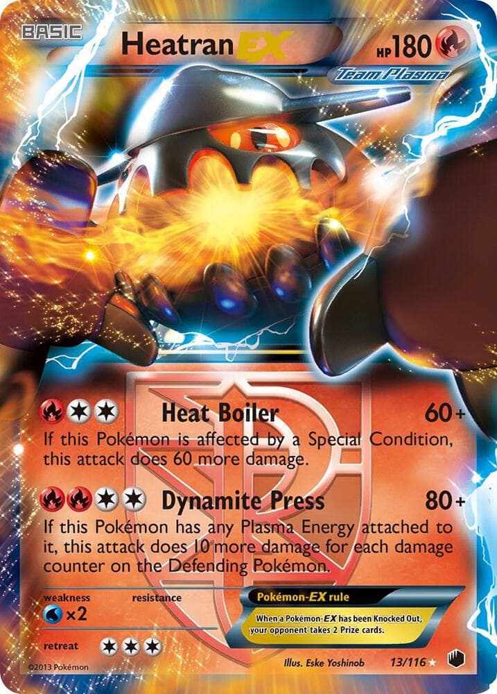Heatran EX Team Plasma Basic