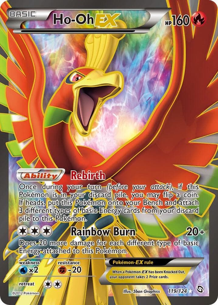 Ho Oh Ex 119 Full Art Basic