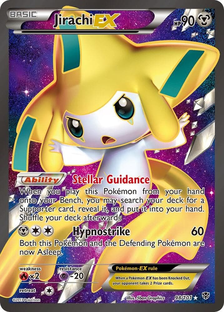 Jirachi EX 98 Full Art Basic