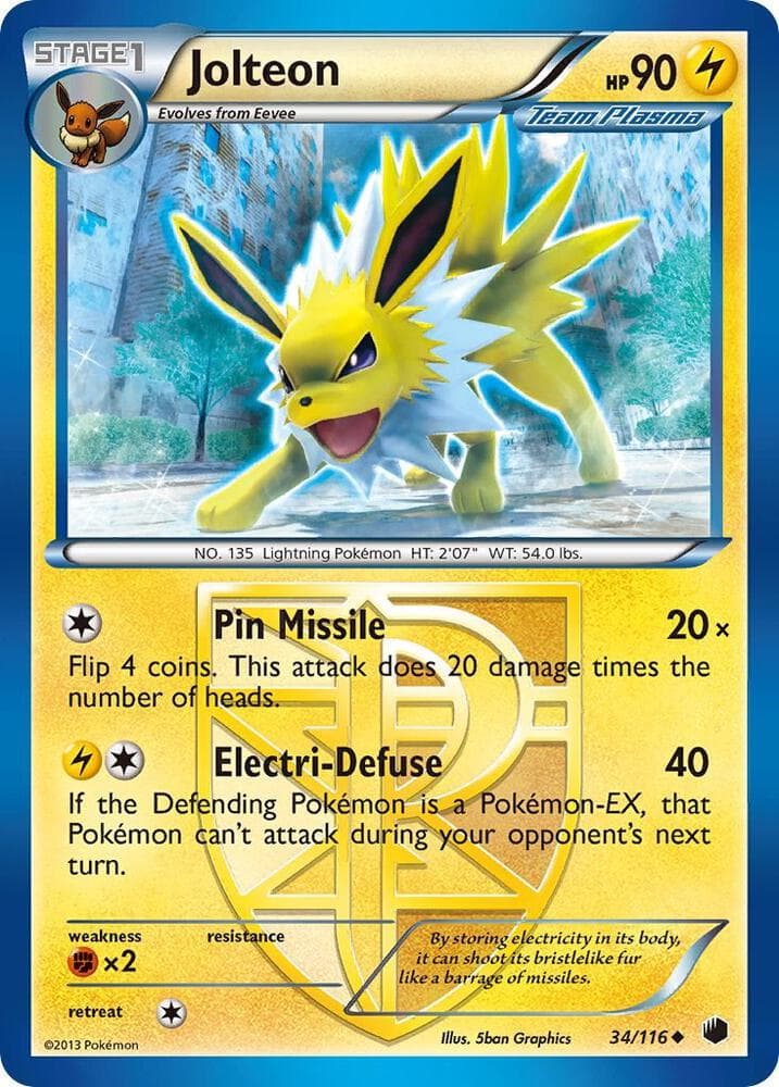 Jolteon Team Plasma Stage 1