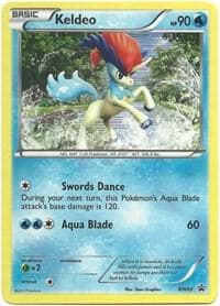 Keldeo BW60 Tinsel Holo Basic