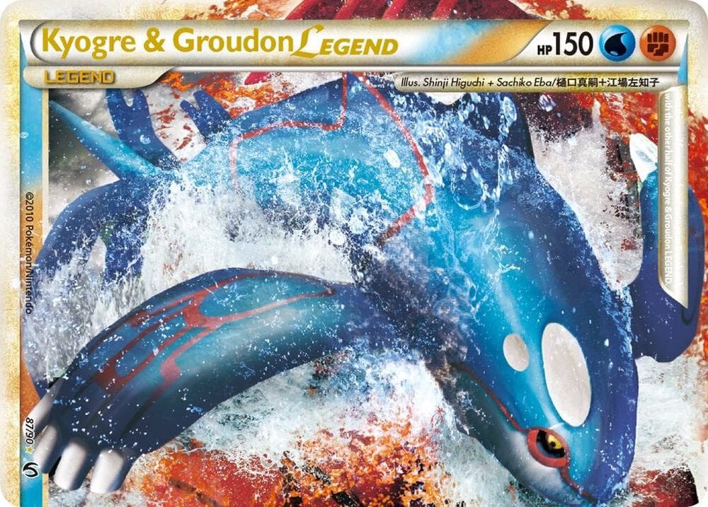 Kyogre and Groudon Legend Top LEGEND