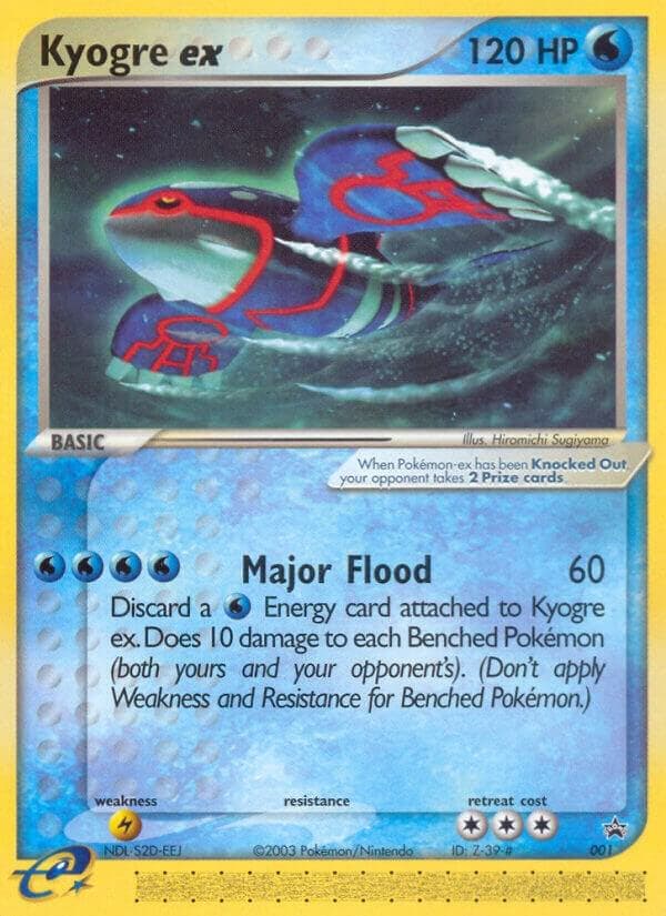 Kyogre ex 001 Nintendo Power Magazine Basic