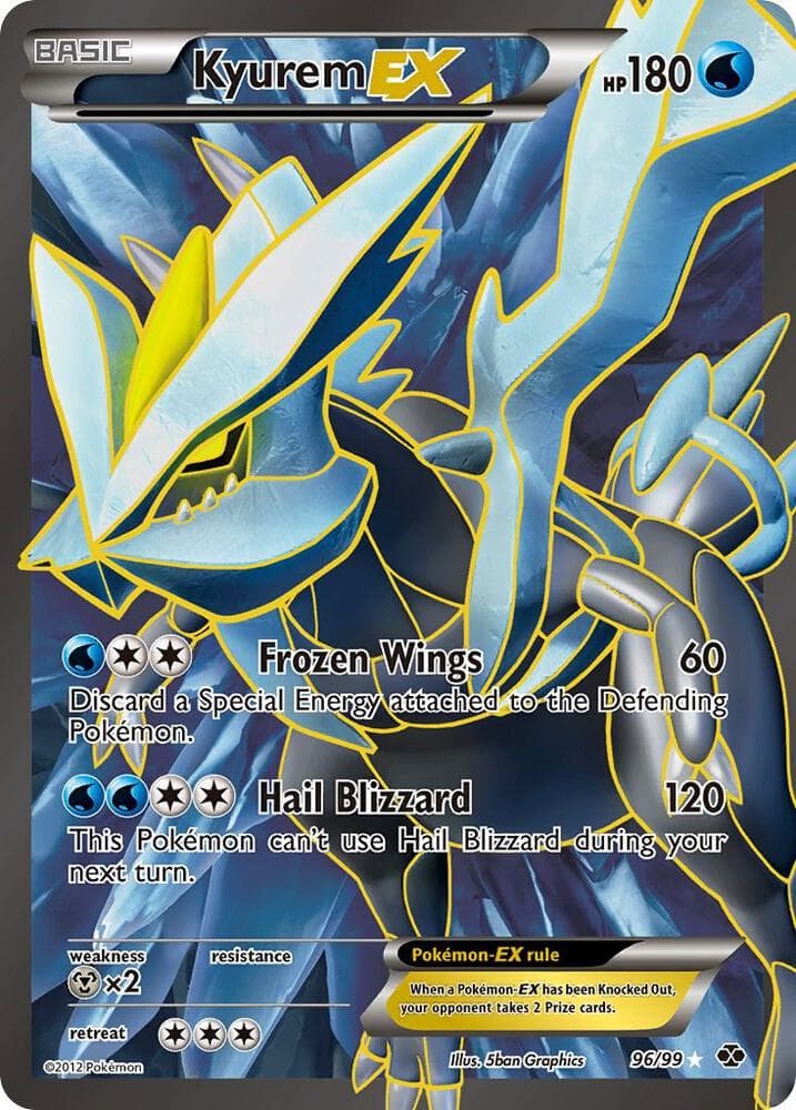 Kyurem EX 96 Full Art Basic