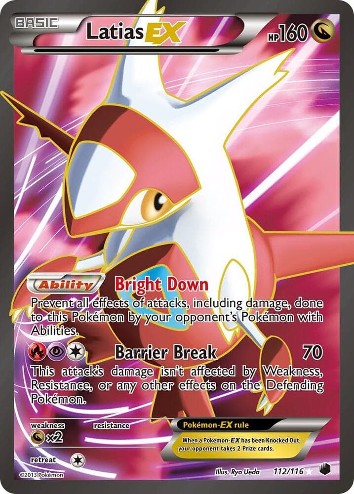 Latias EX 112 Full Art Basic