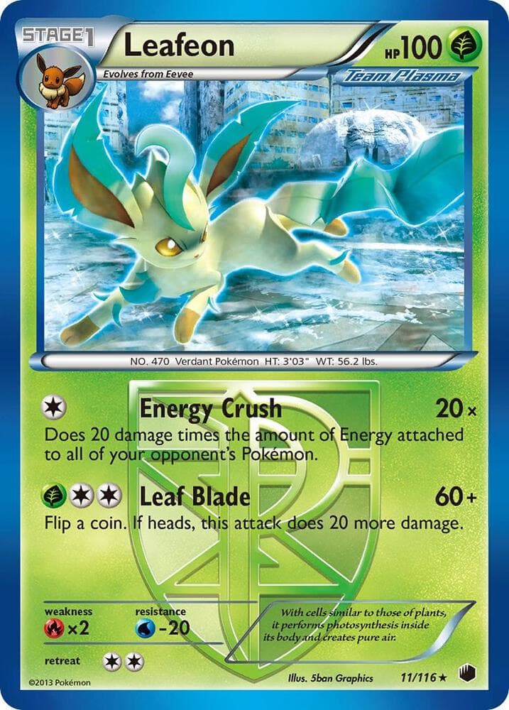 Leafeon Team Plasma Stage 1