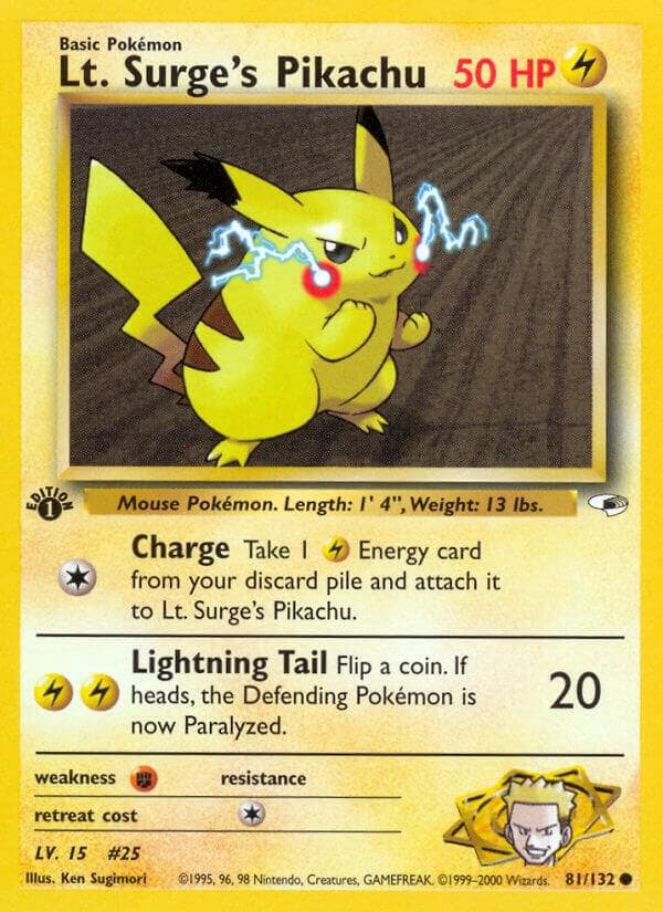Lt. Surge's Pikachu Basic