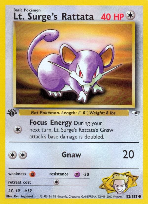 Lt. Surge's Rattata Basic