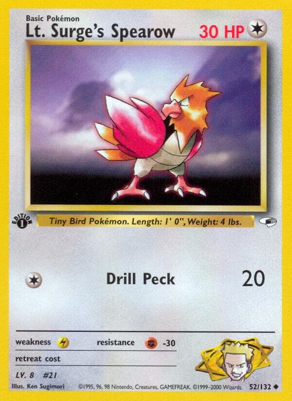 Lt. Surge's Spearow Basic