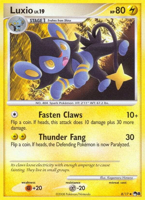 Luxio Stage 1
