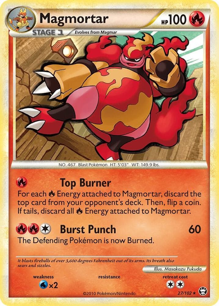 Magmortar Stage 1