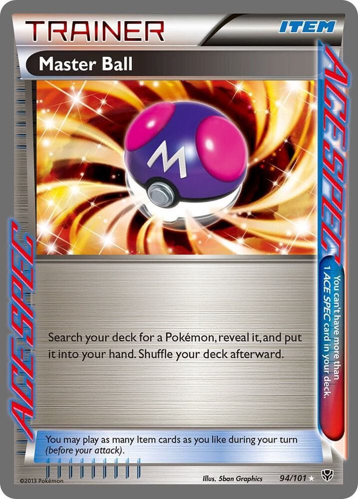 Master Ball Item · ACE SPEC