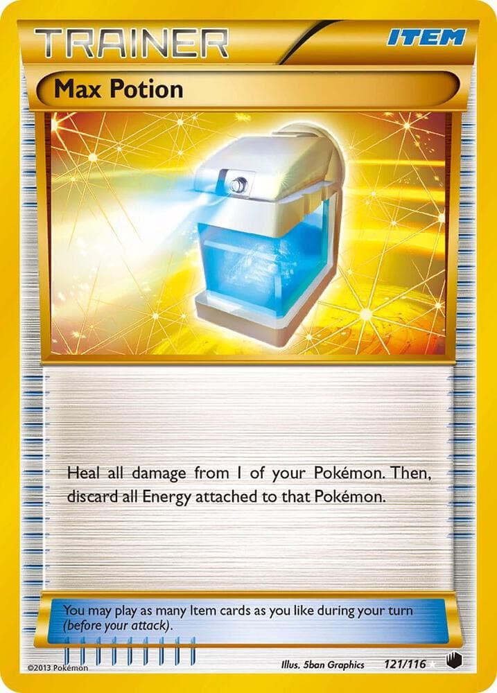 Max Potion 121 Secret Rare Item