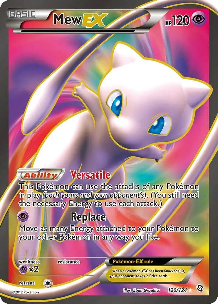 Mew EX 120 Full Art Basic