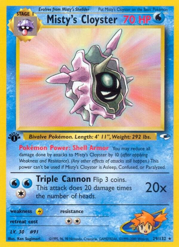 Misty's Cloyster Stage 1