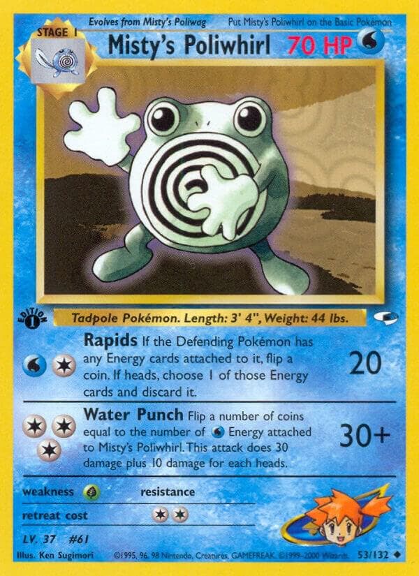 Misty's Poliwhirl Stage 1