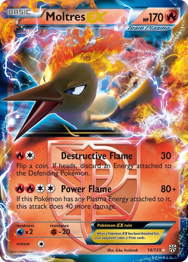 Moltres EX Team Plasma Basic