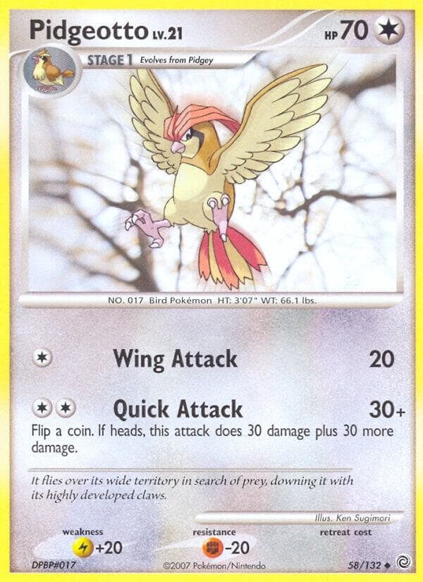 Pidgeotto Stage 1