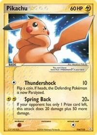 Pikachu Star card, Holon Phantoms (2006)