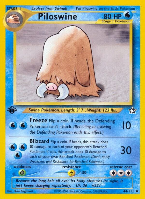 Piloswine Stage 1