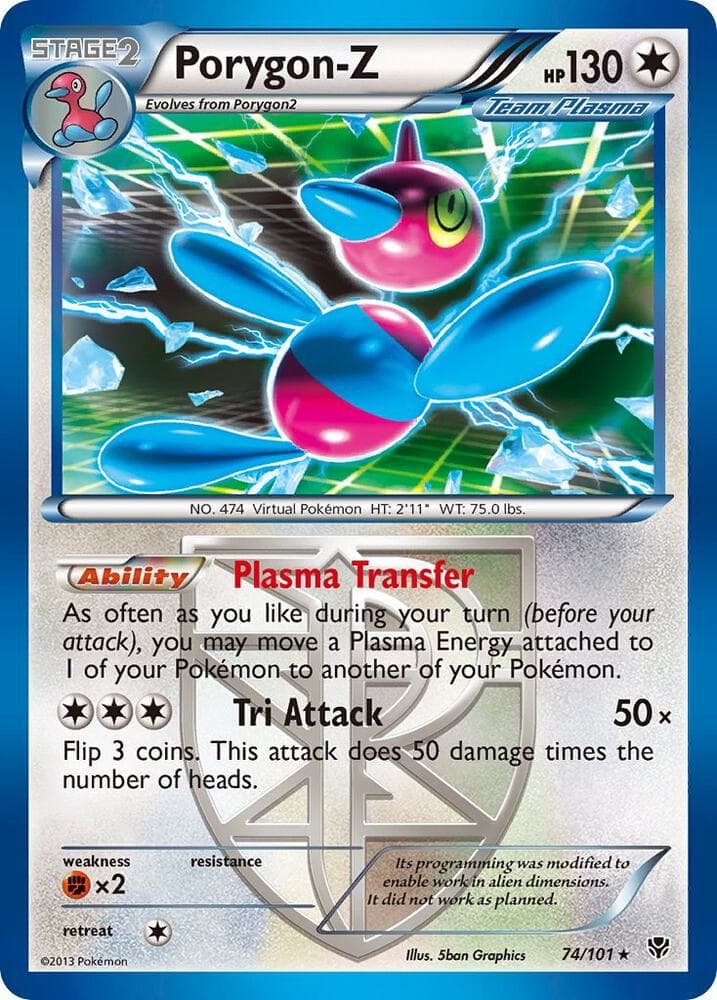 Porygon Z Team Plasma Stage 2
