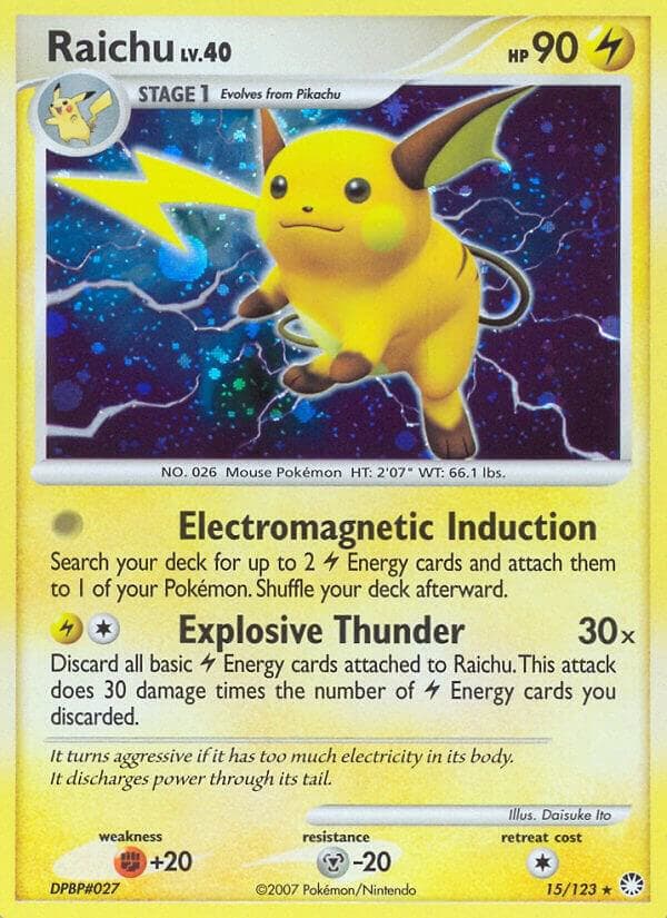 Raichu Stage 1