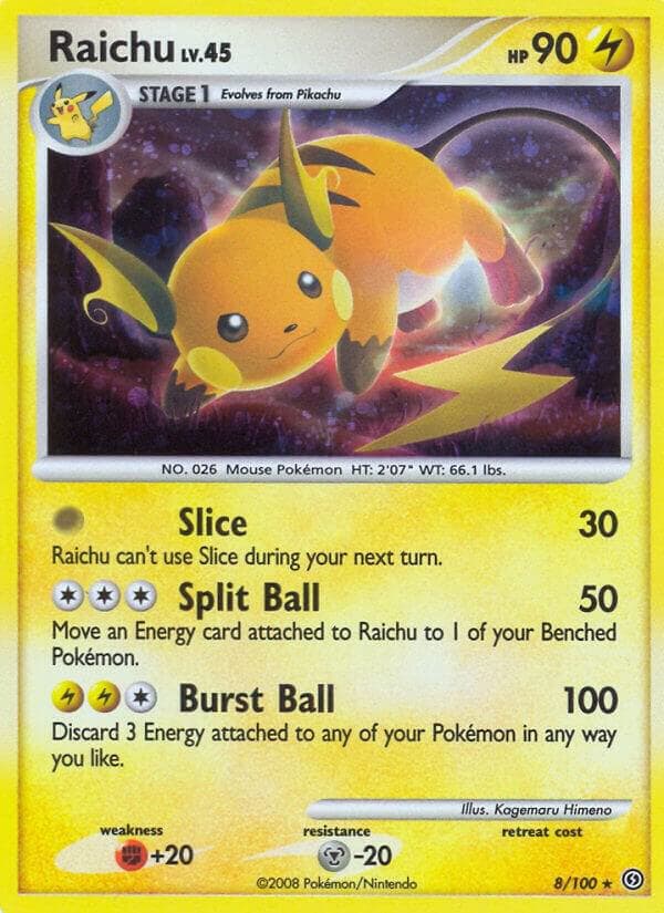 Raichu Stage 1