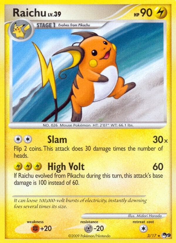 Raichu Stage 1