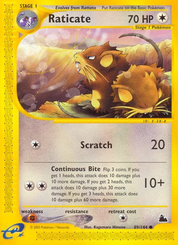 Raticate Stage 1