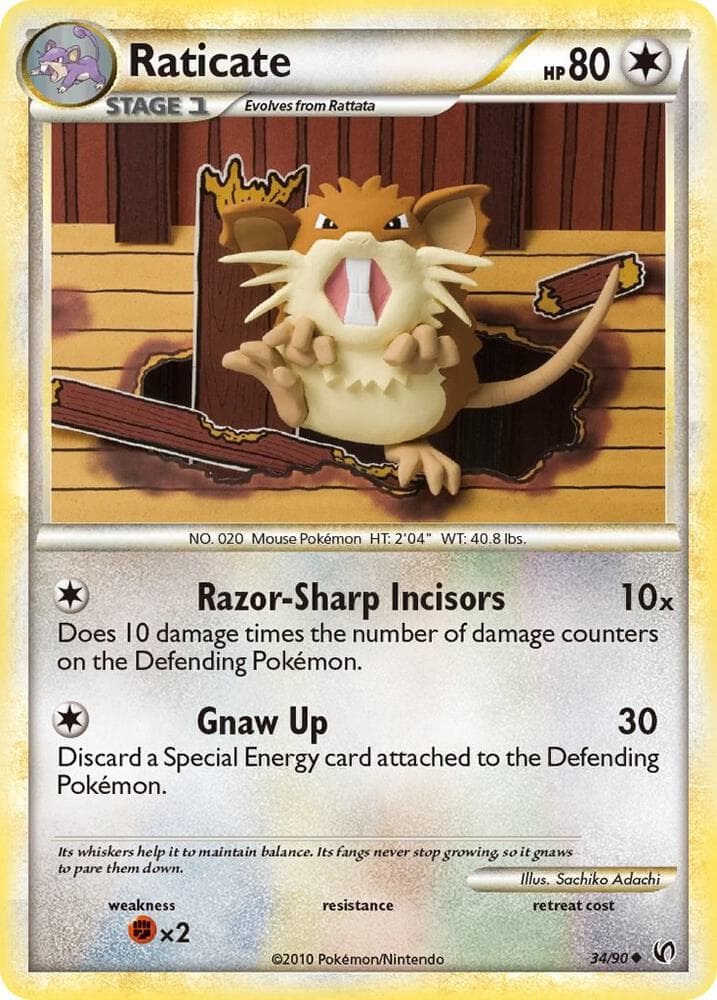 Raticate Stage 1