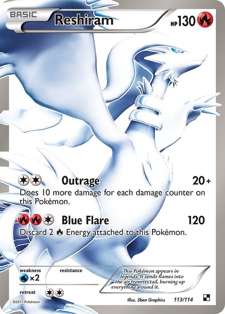 Reshiram 113 Full Art Basic