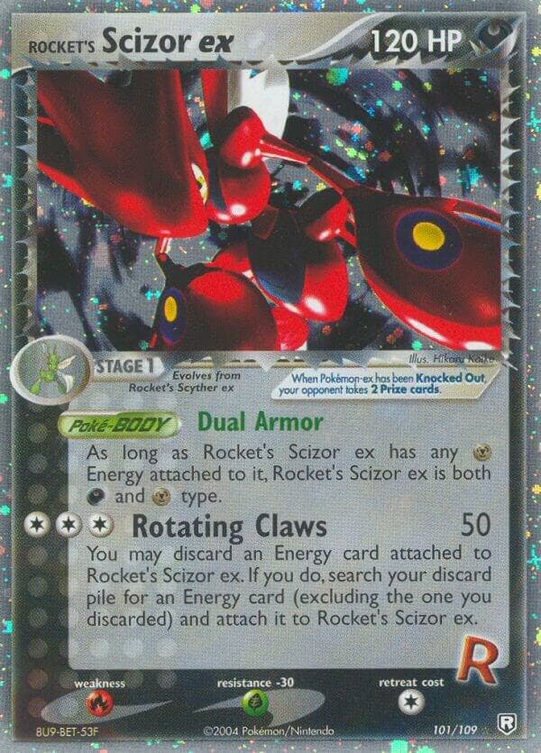 Rockets Scizor ex Stage 1