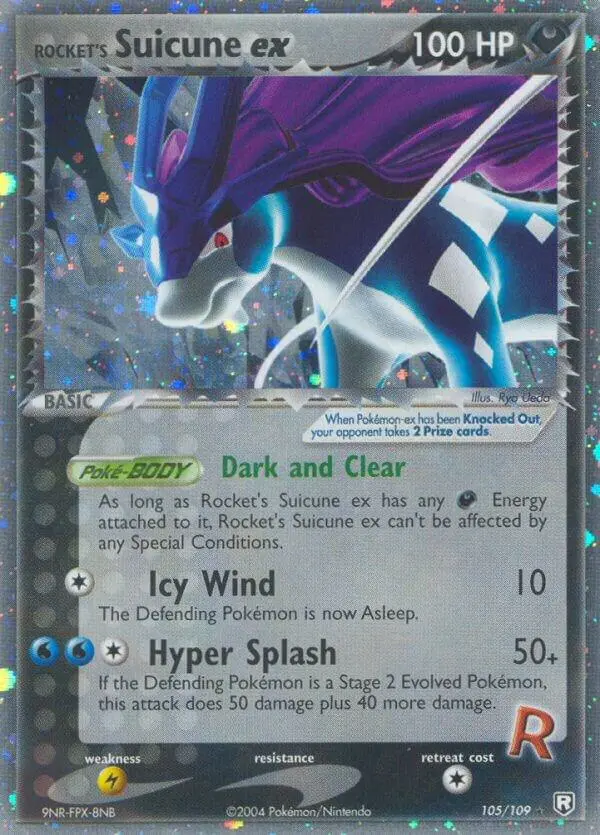 Rockets Suicune ex Basic