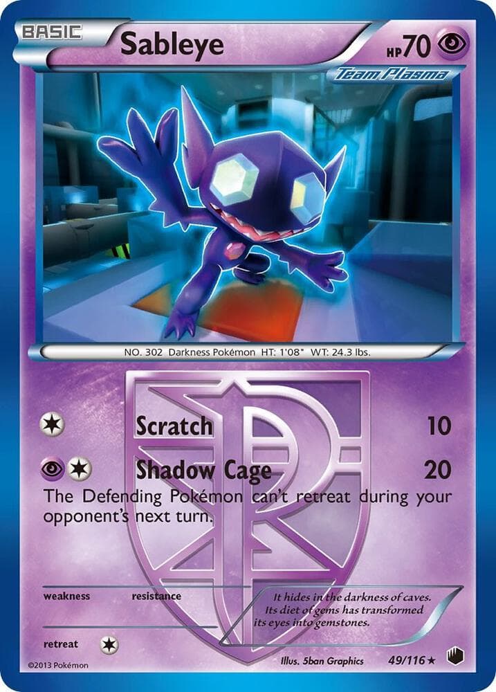 Sableye Team Plasma Basic