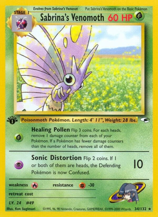 Sabrina's Venomoth Stage 1