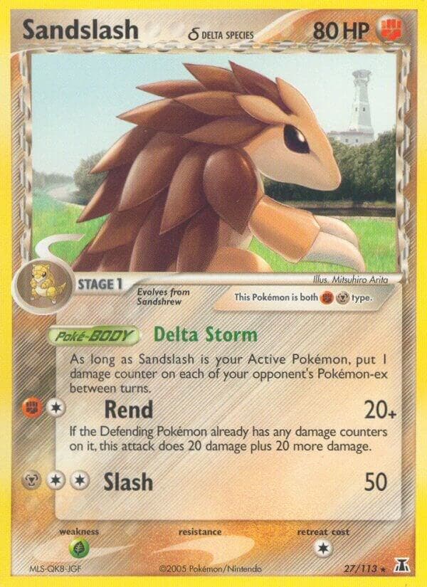 Sandslash Delta Species Stage 1