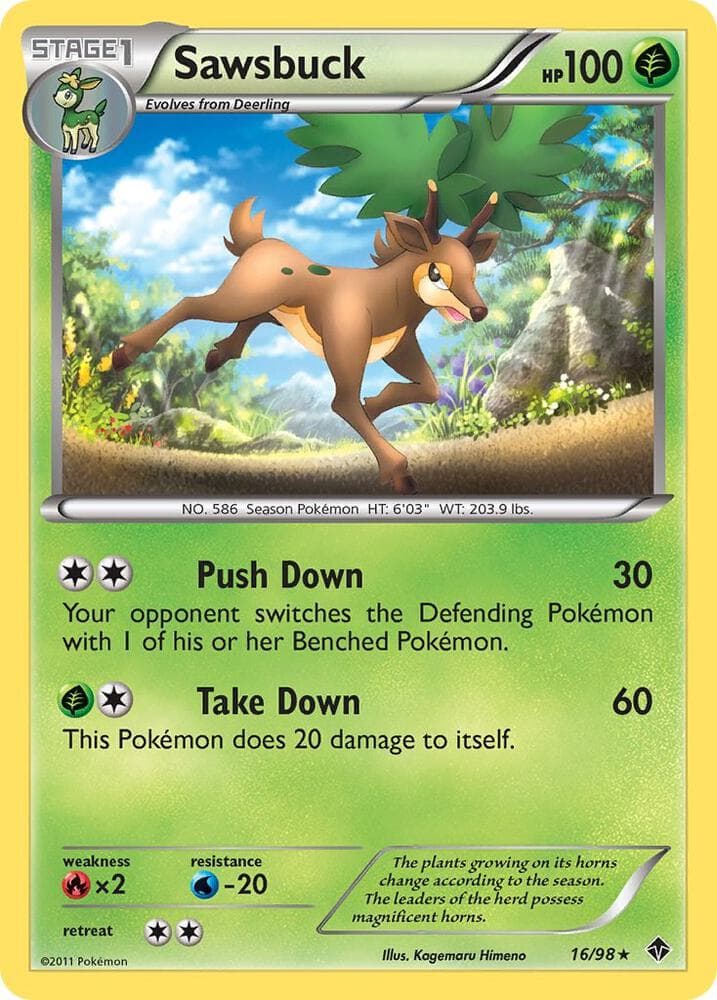 Sawsbuck Stage 1