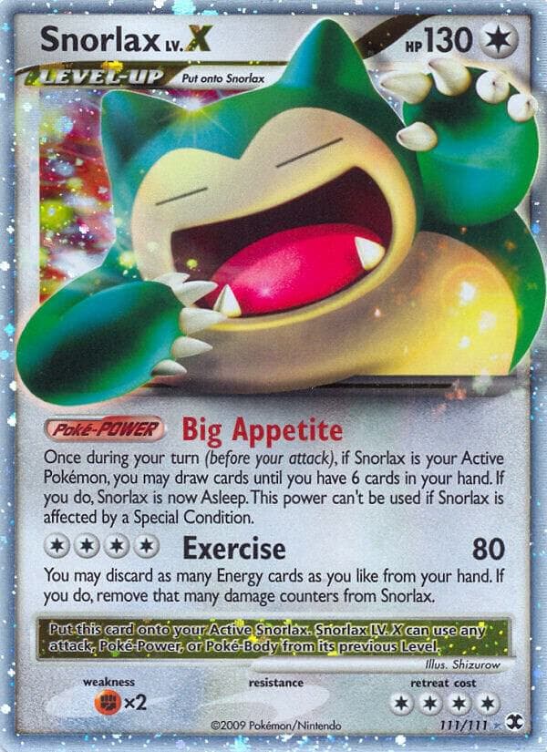 Snorlax LvX Level-Up