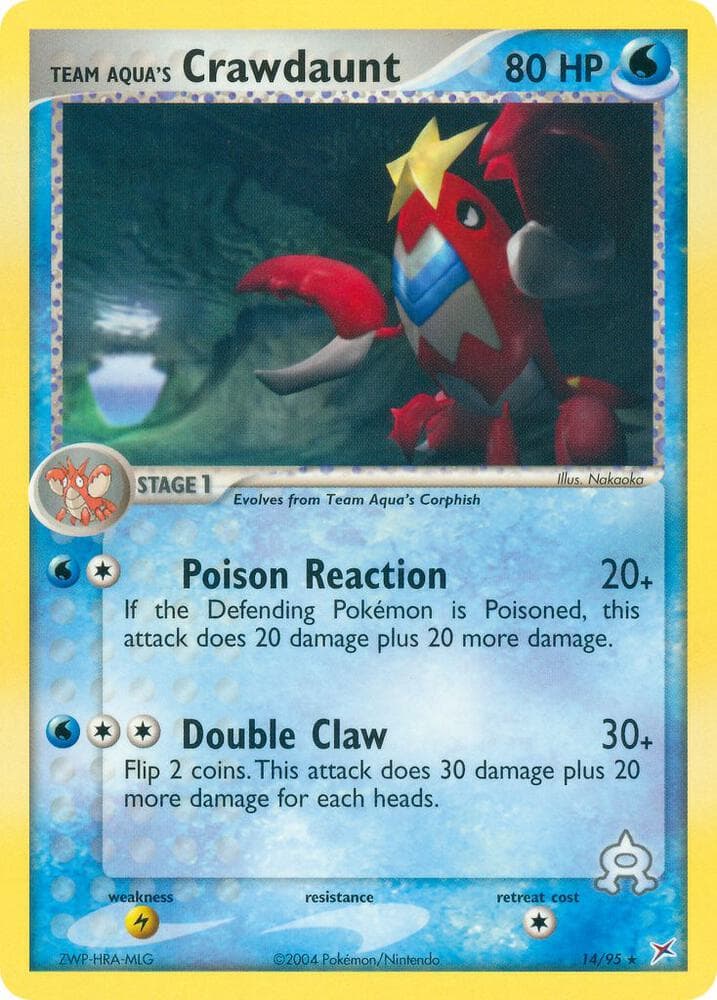 Team Aquas Crawdaunt Stage 1